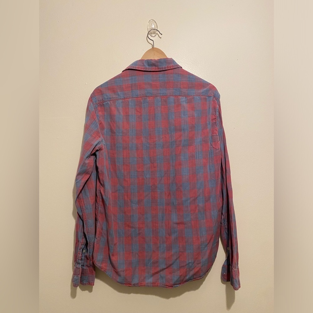 Faherty Men's Plaid Button Down Shirts - Blue, Red, White. Size M . Set - Picture 7 of 12